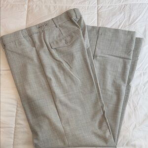 Express Design Studio Light Gray Wide Leg Trousers